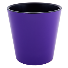 Саксия ДЕКО с двойно дъно 13,0х12,5см ДВУЦВЕТНИ