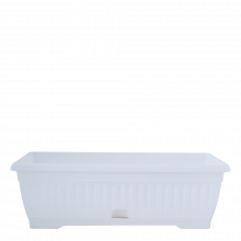 Сандъче ТЕРА с подложка 80х19см бяло