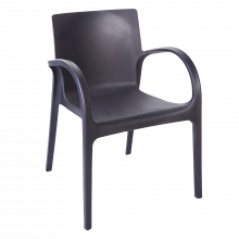 Пластмасов стол ХЕКТОР тъмно сив