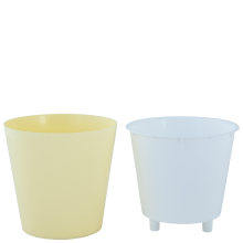 Саксия ДЕКО с двойно дъно 13,0х12,5см ДВУЦВЕТНИ