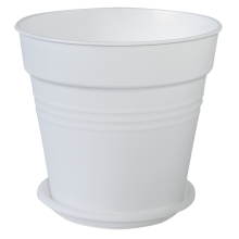 Flowerpot GLORIA with base 23.1x22.1cm