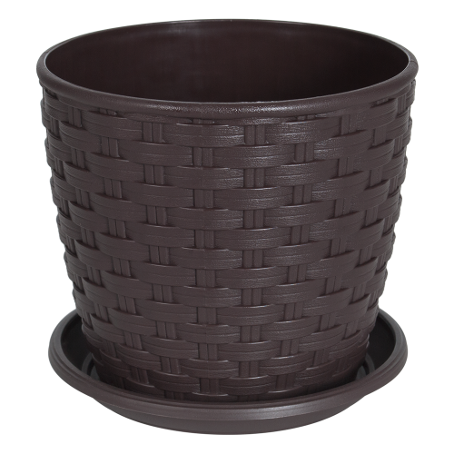 Саксия РАТАН с подложка 20х18 см