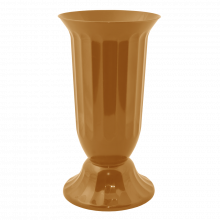 Саксия с поставка ФЛОРА 38,0 см бронз